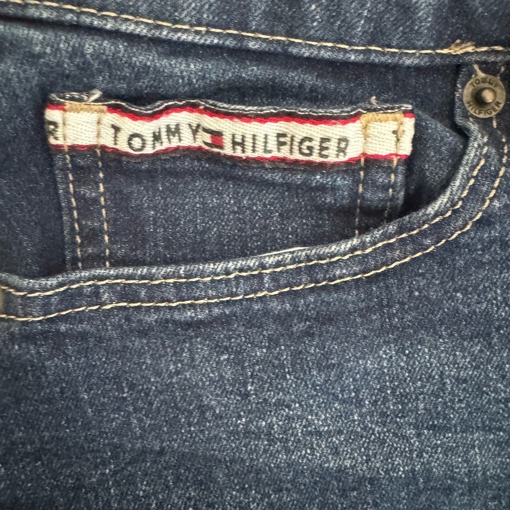 Tommy Hilfiger Denim Mini Skirt Size 8 - Picture 4 of 6